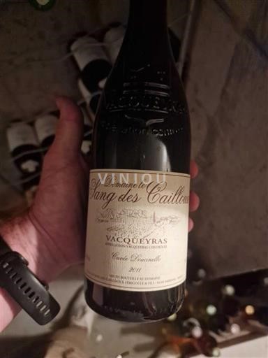 Údolí Rhôny Vacqueyras Domaine Le Sang des Cailloux Doucinello 2011
