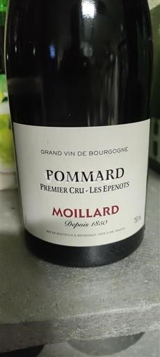 Borgogna Pommard Premier Cru Moillard Les Epenots 2018