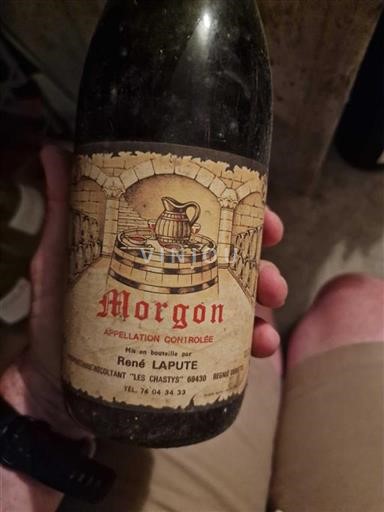 Beaujolais Morgon René Lapute 1985