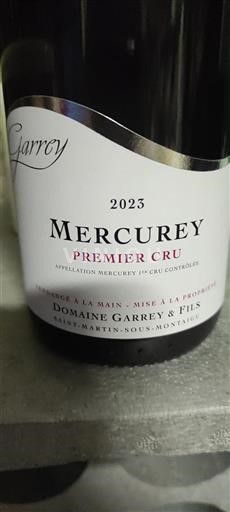 Bourgogne Mercurey Premier Cru Domaine Garrey & Fils 2023