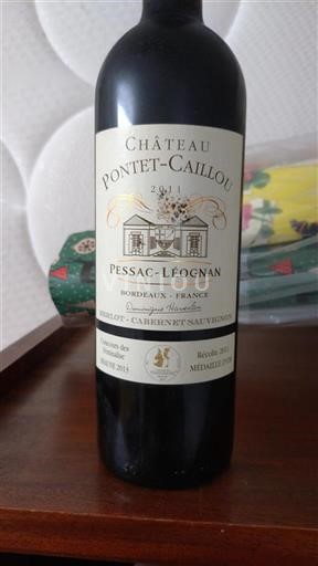 Bordeaux Pessac-Léognan Château Pontet-Caillou 2011