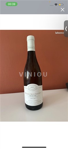 Borgogna Bâtard Montrachet Grand Cru Domaine Vincent & François Jouard Vielles Vignes 2011