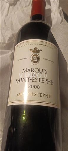 Bordeaux Saint-Estèphe Marquis de Saint-Estèphe 2008