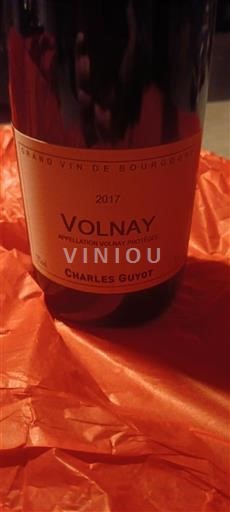 Bourgogne Volnay Charles Guyot 2017