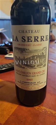 Bordeaux Saint-Émilion Grand Cru Grand Cru Château La Serre 2007
