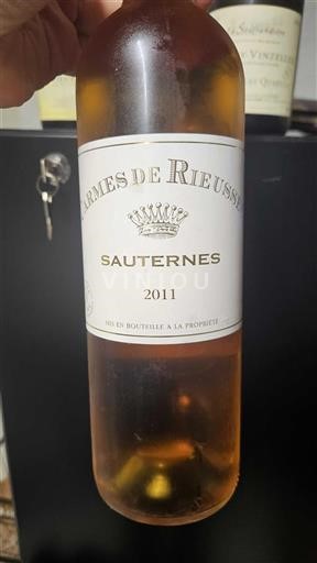 Bordeaux Sauternes Rieussec Les Carmes de Rieussec 2011