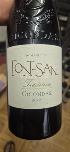 Valle del Ródano Gigondas Domaine Font-Sane Tradition 2012