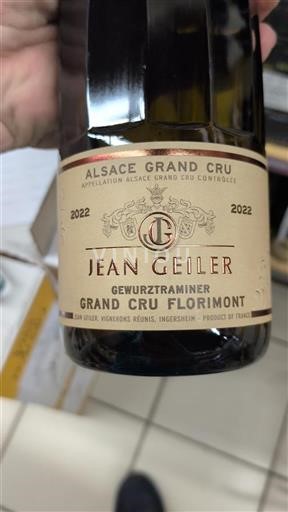 Elsass Alsace Grand Cru Grand Cru Jean Geiler Grand Cru Florimont 2022