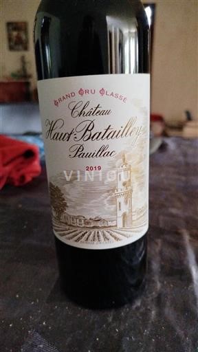 Bordeaux Pauillac Grand Cru Château Haut-Batailley 2019