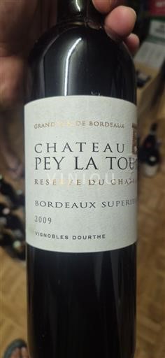 Bordéus Bordeaux Superior Château Pey La Tour Réserve du Château 2009