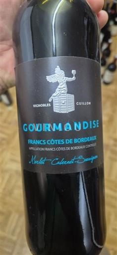 Bordeaux Francs-Côtes-de-Bordeaux Vignobles Guillon Gourmandise 2016
