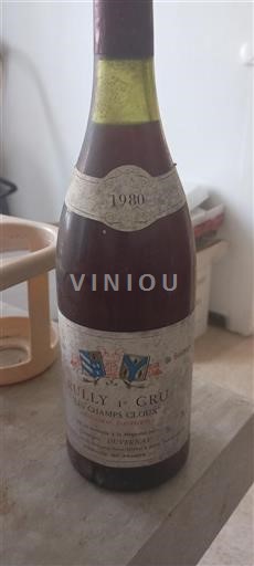 Bourgogne Ikke specificeret Premier Cru Georges Duvernay Les Champs Cloux 1980
