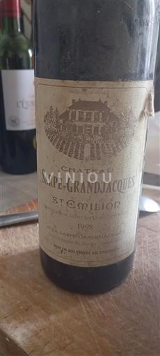 Bordeaux Saint-Émilion Château Sarpe-Grandjacques 1998