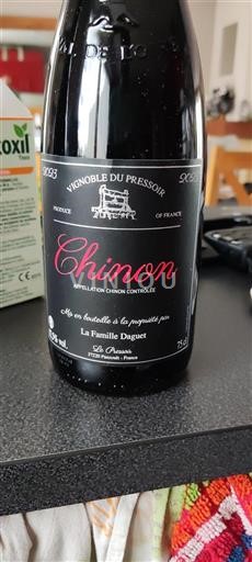 Valle della Loira Chinon Vignoble du Pressoir 2023