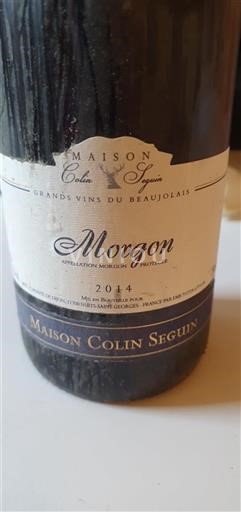 Beaujolais Morgon Maison Colin Seguin 2014
