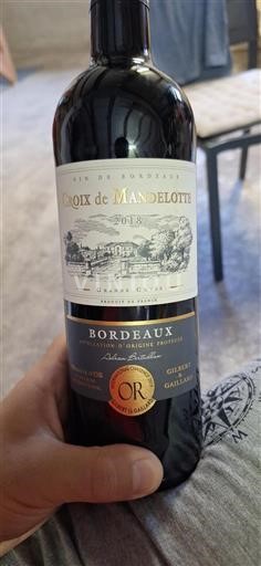 Burdeos Bordeaux Croix de Mandelotte Grande 2018