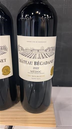 Bordeaux Médoc Cru Bourgeois Bégadanet 2022