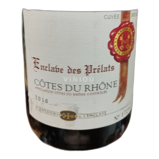 Vallée du Rhône Côtes-du-rhône Vignerons de l'Enclave Spéciale 2016