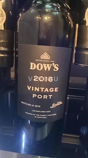 Portugal Port Dow's Vintage 2016