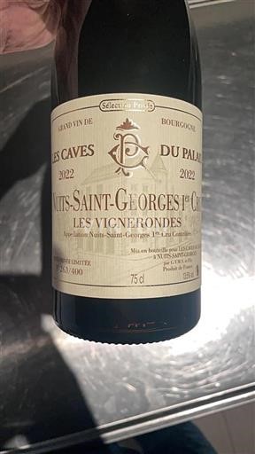 Bourgogne Premier Cru Les Caves du Palais Les Vignerondes 2022