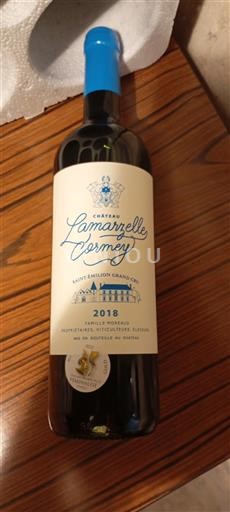 Bordeaux Saint-Émilion Grand Cru Grand Cru Château Lamarzelle Cormey 2018