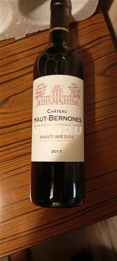 Bordeaux Haut-Médoc Château Haut-Bernones 2017