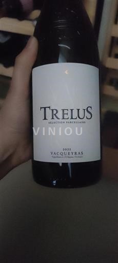 Rhônen laakso Vacqueyras Trelus Sélection Parcellaire 2022