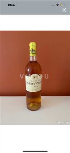 Bordeaux Sauternes Premier Grand Cru Classé Rabaud-Promis 2005