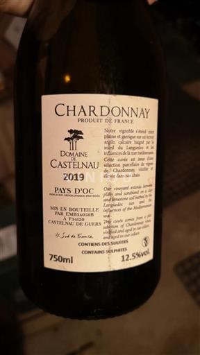 Linguadoca e Rossiglione Paese d'Oc Domaine Castelnau 2019