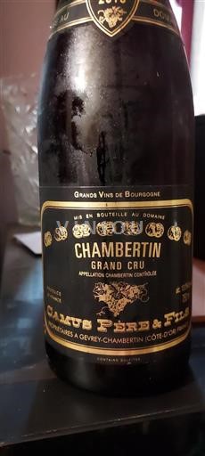 Bourgogne Chambertin Grand Cru Camus Père & Fils 2016