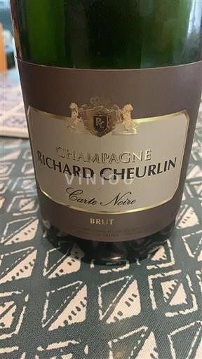 Champaña Champán Richard Cheurlin Carte Noire Sin añada