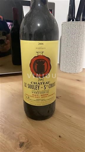 Bordeaux Haut-Médoc Cru Bourgeois Le Souley Sainte-Croix 2006