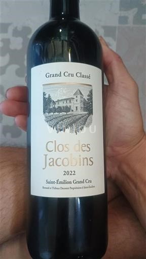 Bordeaux Saint-Émilion Grand Cru Grand Cru Clos des Jacobins 2022