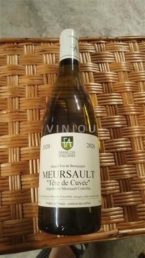 Borgoña Meursault François Allaines Tête de 2020