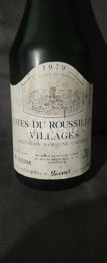 Roussillon Côtes del Roussillon Villages Cave Coopérative de Baixas 1979