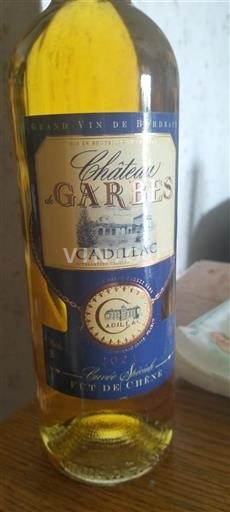 Bordeaux Cadillac Château Garbes Spéciale Fût de Chêne 2021