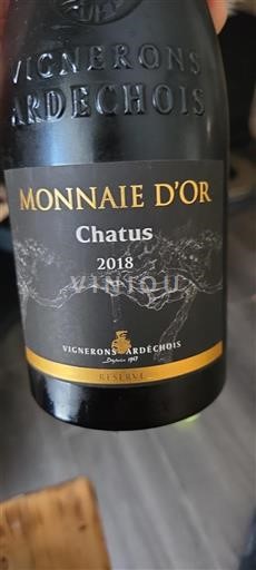 Valle del Rodano Côtes-du-Vivarais Vignerons Ardéchois Monnaie d'Or 2018