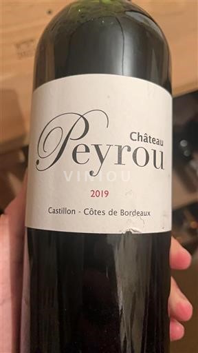 Bordeaux Castillon-côtes-de-bordeaux Château Peyrou 2019