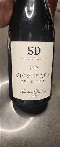 Borgogna Non specificato Premier Cru Sandrine Delétang et Fils Vieilles Vignes 2019