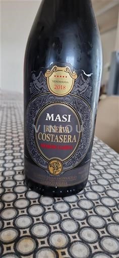 Wines of Veneto Amarone della Valpolicella Masi Riserva Costasera 2018