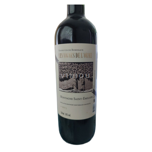 Bordeaux Saint-Émilion Les vigne de l'orme Niet-geïntegreerd