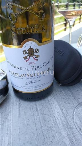 Údolí Rhôny Châteauneuf-du-Pape Domaine Père Caboche Tradition 2022