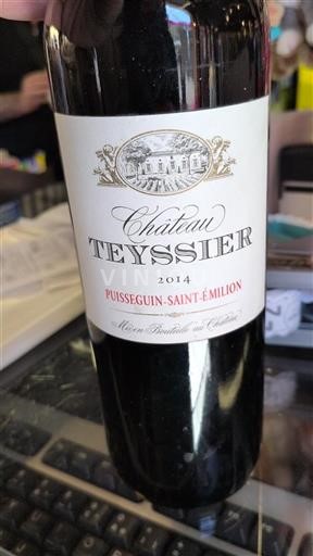 Bordeaux Puisseguin-saint-émilion Château Teyssier 2014