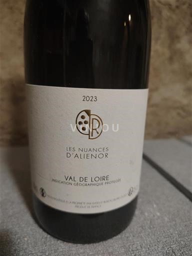 Vallée de la Loire Val de Loire Domaine Isabelle Bureau Les Nuances d'Alienor 2023