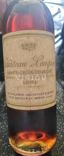 Burdeos Sainte-Croix-Du-Mont Château Louqsor 1961