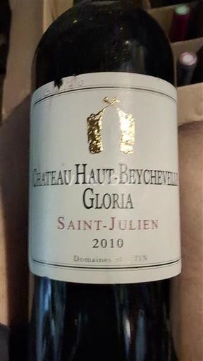 Bordeaux Saint-Julien Château Haut-Beychevelle Gloria 2010