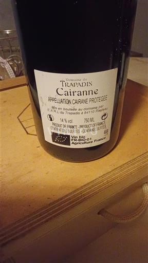 Rona dolina Cairanne Domaine Trapadis Neleten.