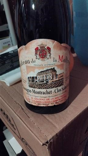 Burgundsko Chassagne-montrachet Premier Cru Château La Maltroye Clos Saint-Jean 2014