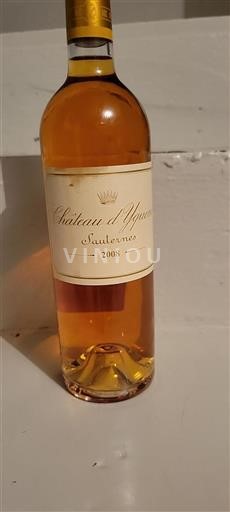 Bordeaux Sauternes Premier Cru Supérieur Château Yquem 2008