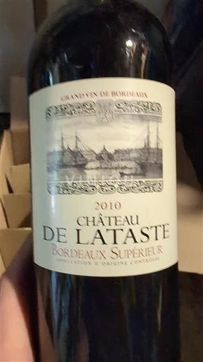 Burdeos Bordeaux superior Château Lataste 2010